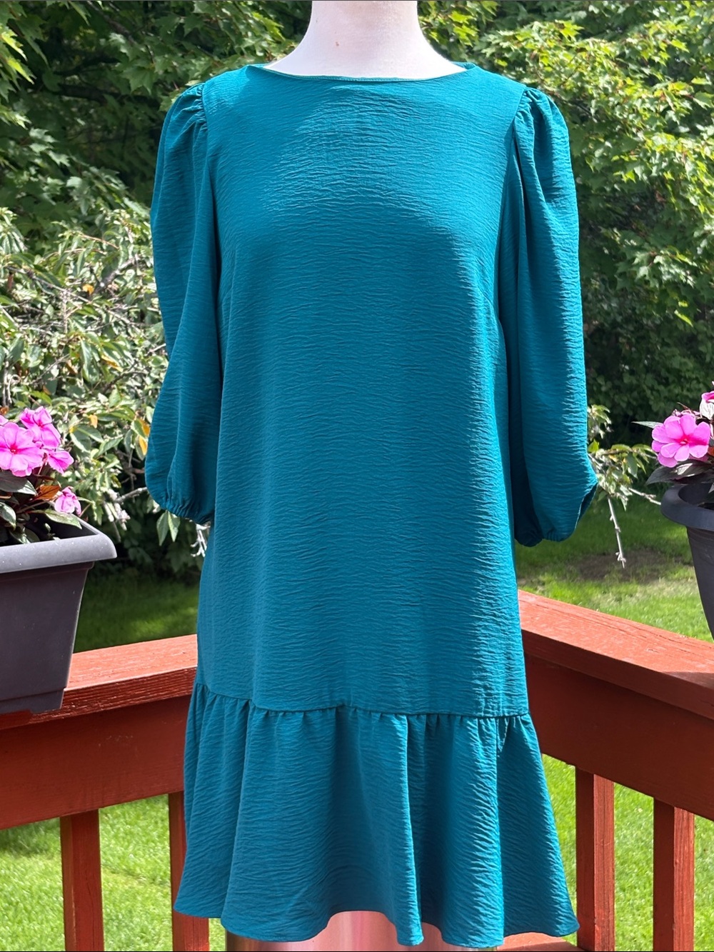 NWOT Teal dress